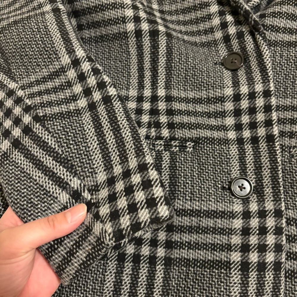 Abercrombie and Fitch Heavyweight Wool-Blend Blazer Coat - Picture 6 of 7